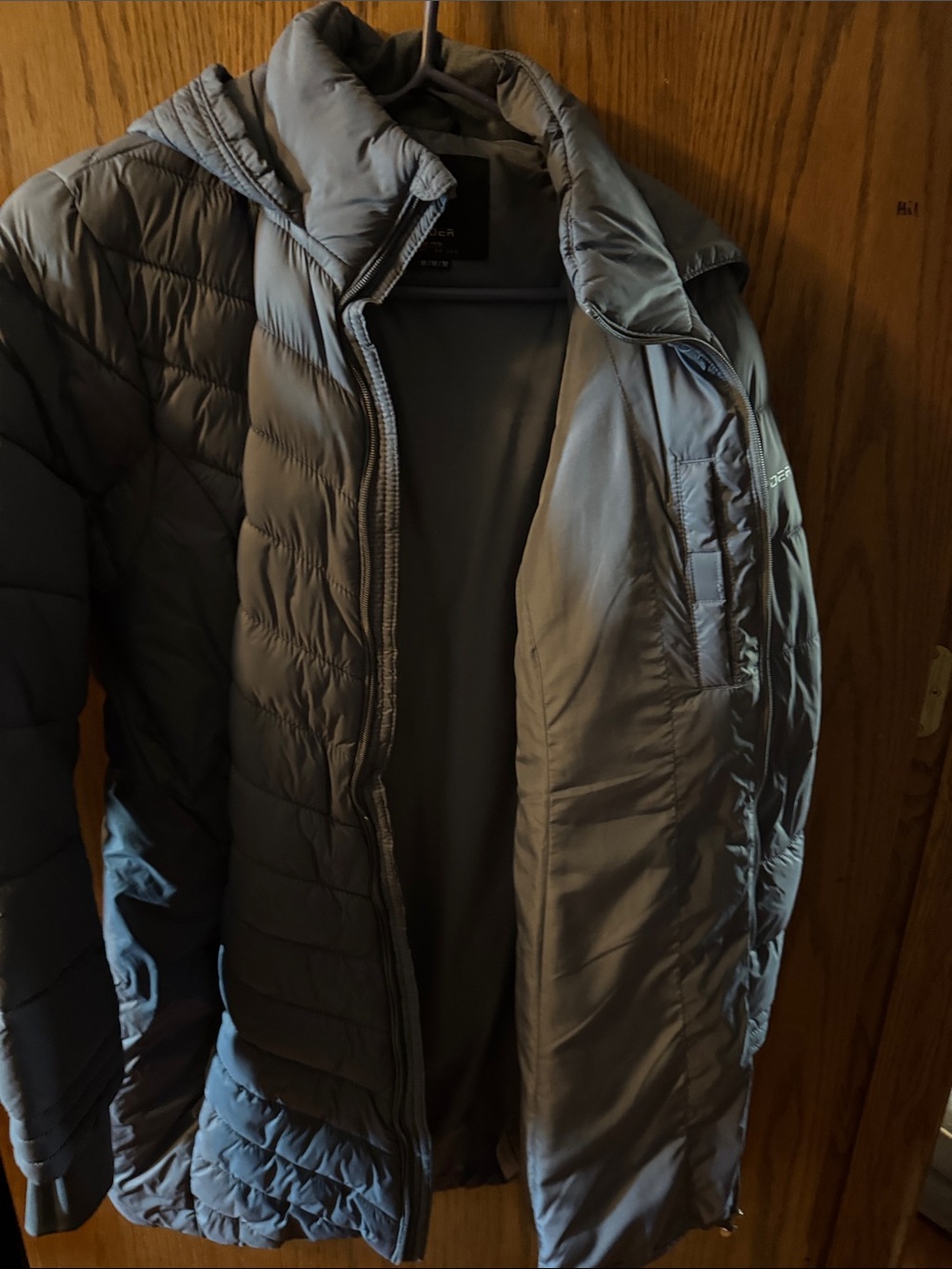 Spyder Men's Quilted Puffer Jacket - Gray